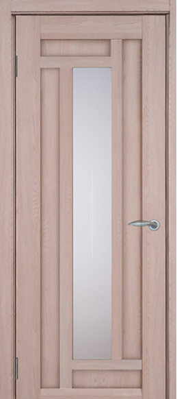 Дверь Милан C Золотой Сатин матовый