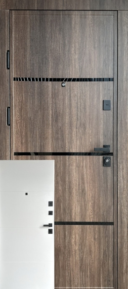 Входные двери Смоук Элит Редфорт