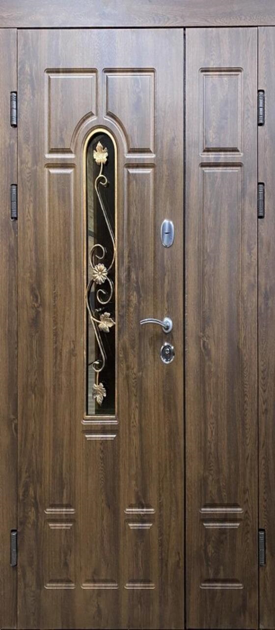 Входные двери Арка с ковкой Стандарт Редфорт